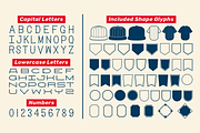 Retro-Era Baseball Serif Style 3, a Symbol Font by Para-Scope Design (Thumbnail 6 of 8)