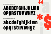 Hugeon - Modern Condensed Font, a Sans Serif Font by TokoPress (Thumbnail 11 of 12)