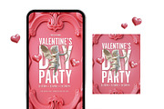 Valentine’s Poster & Social Media, a Print Template by McLittle Stock (Thumbnail 4 of 4)