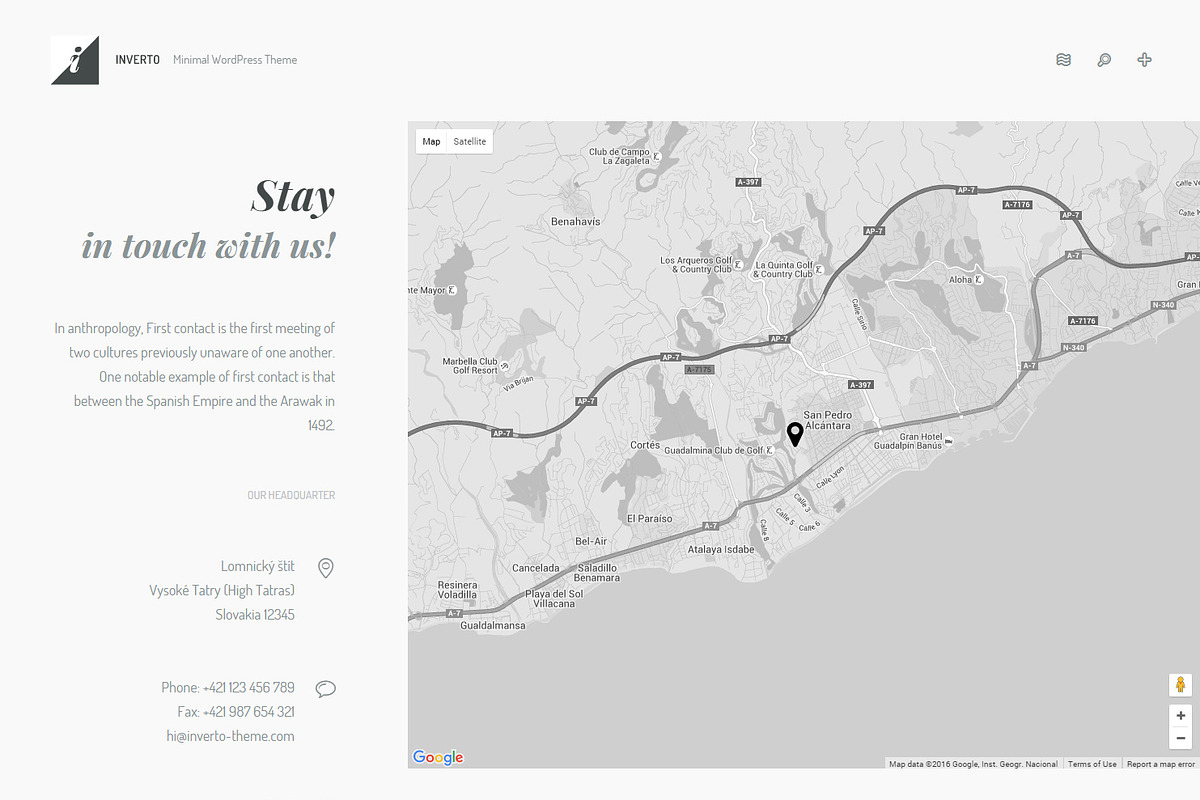 Inverto - Minimal WordPress Theme, a WordPress Template by IshYoBoy (Photo 6 of 6)