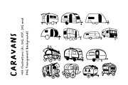 49+ Hand-Drawn Caravan | Travel Set, a Transportation Illustration by The Journey Atelier (Thumbnail 2 of 5)
