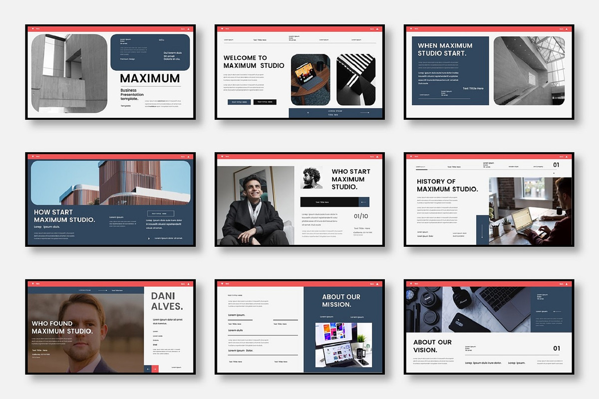 Maximum – Business Keynote Template, a Presentation Template by Dens Creative Studio (Photo 2 of 6)
