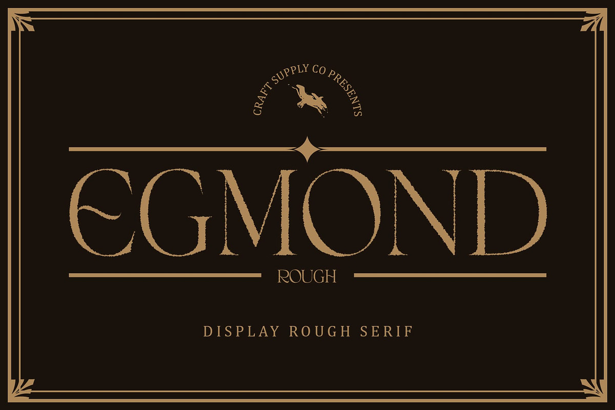 Egmond Rough, a Serif Font by Craft Supply Co. (Photo 1 of 8)