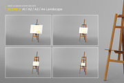 Easel & Canvas Scene Creator, a Product Mockup by KIPET (Thumbnail 10 of 18)