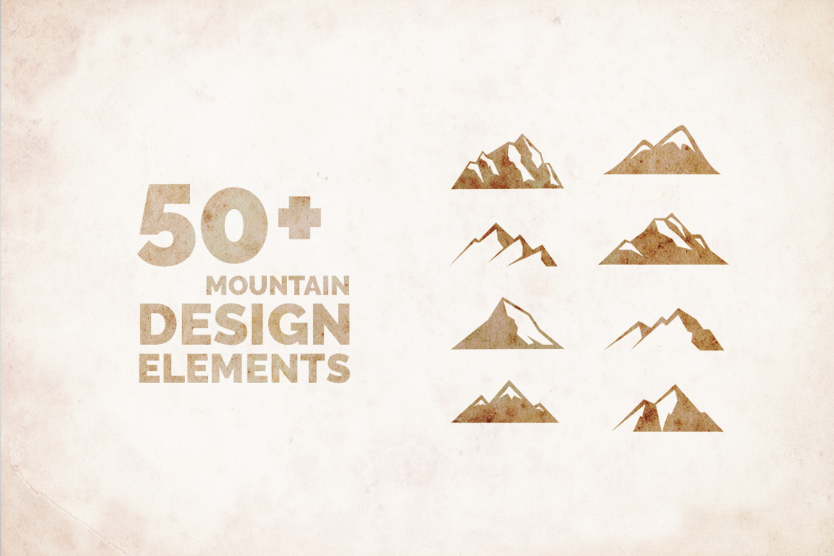 50+ Mountain Icon Graphics, an Icon by Calvin Weibel (Photo 1 of 5)