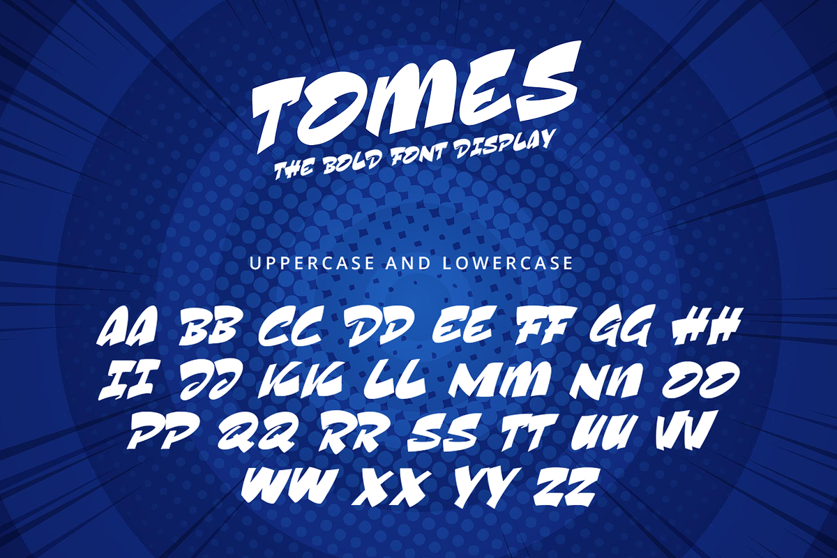 Tomes - The Bold Display Font, a Serif Font by overlaytemplates (Photo 4 of 5)
