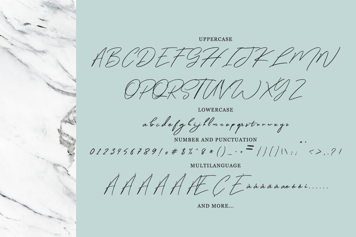 Winterfellia - Handwritten Font preview 5