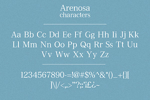 Arenosa Textured Serif Font