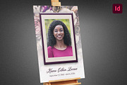 Purple Floral Funeral Poster, a Poster Template by loswl (Thumbnail 1 of 4)