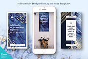 INDIGO Instagram Story Templates, a Social Media Template by Vintage To Vectors (Thumbnail 5 of 9)