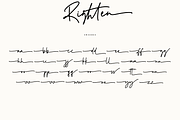 Righten – Eyecathcing Handwritten, a Script Font by Fikryal Studio (Thumbnail 10 of 11)