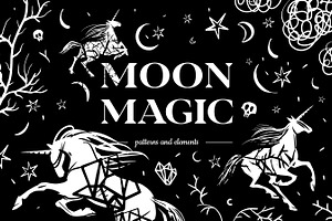 Moon Magic. Unicorns