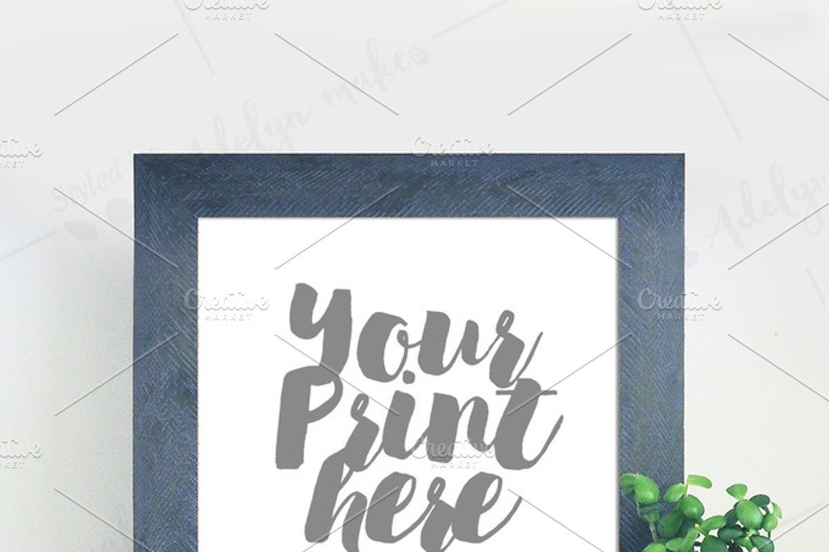 Styled framed mockup Square frame, a Print Template by Styled by Adelyn makes (Photo 1 of 2)