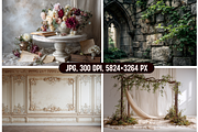 Timeless Wedding Photo backdrops, a Background Graphic by PrintHaven Designs (Thumbnail 3 of 12)