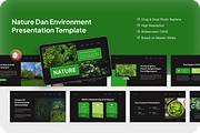 Nature & Environment PowerPoint, a Presentation Template by Annora Studio (Thumbnail 1 of 5)
