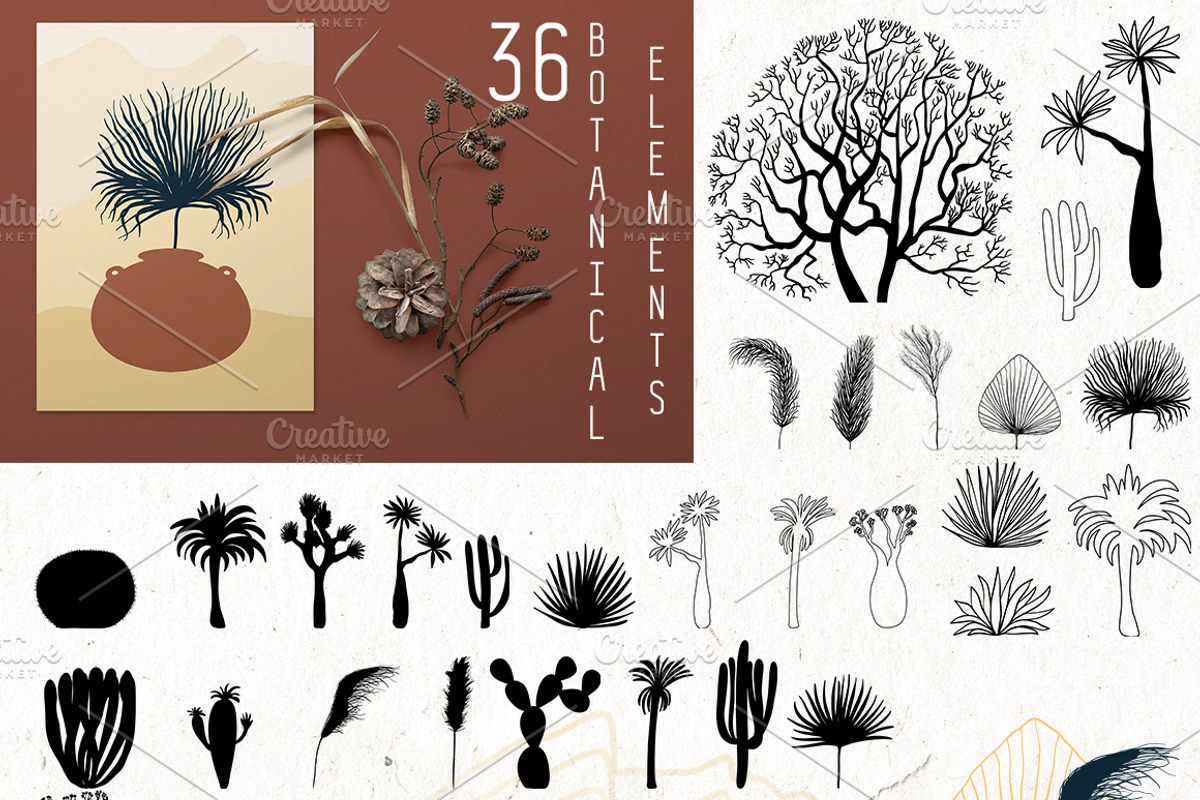 Desert - Boho Landscape Creator, an Animal Illustration by KomannaArt (Photo 7 of 10)