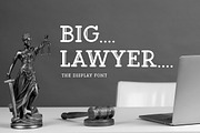 Big Lawyer - Modern Display Font, a Sans Serif Font by Mightyfire (Thumbnail 1 of 4)