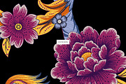 Hand Drawn Chinoiserie Luxury Prints, a Pattern Graphic by LEAFure (Thumbnail 10 of 10)