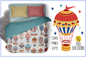 Vintage Hot Air Balloon Collection