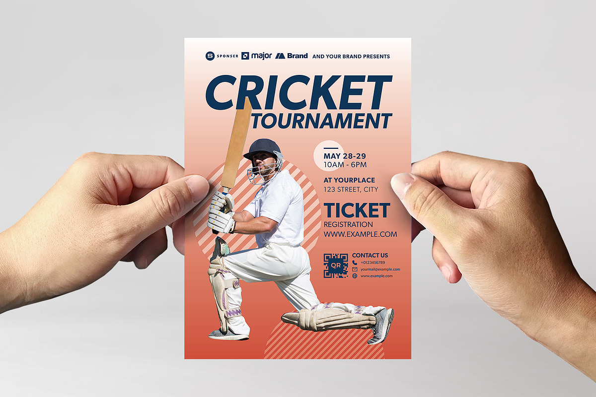Cricket Flyer, a Flyer Template by BrandPacks (Photo 4 of 5)