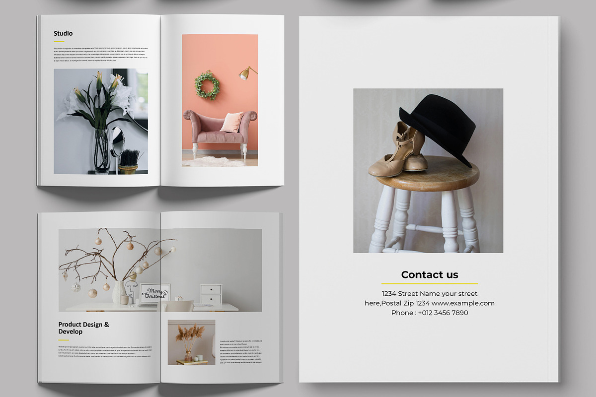 Portfolio Template, a Brochure Template by MightyDesign (Photo 3 of 7)