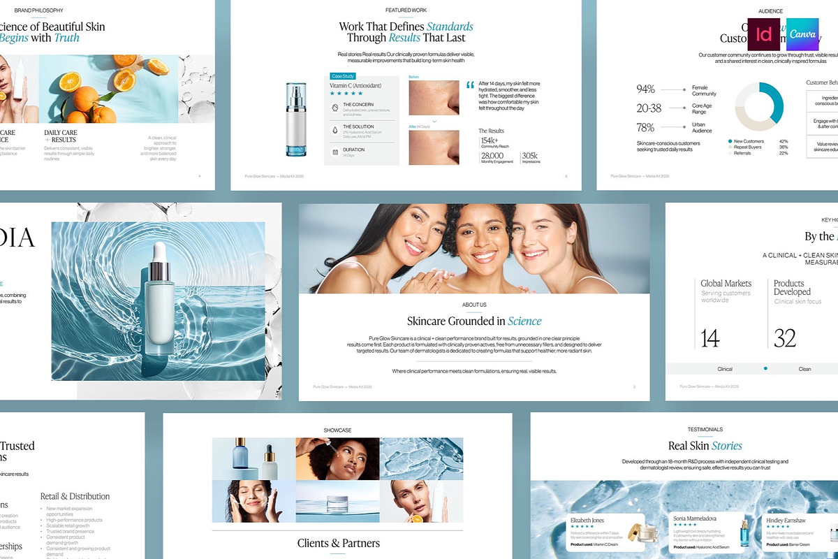 Digital Media Kit Template, a Presentation Template by BrandPacks (Photo 1 of 5)