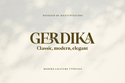 Gerdika, a Serif Font by Mantype Studio (Thumbnail 1 of 14)