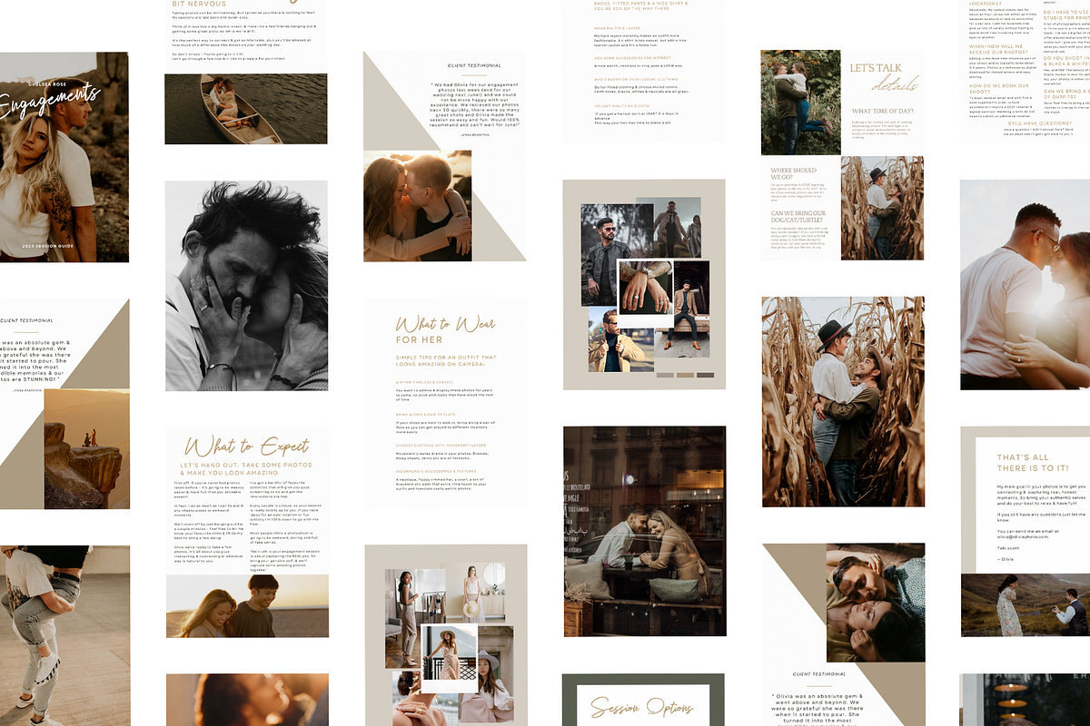CLASSIC Engagement Photos Guide, a Magazine Template by Signature Edits (Photo 8 of 11)