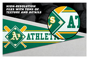 Screen-Printed Felt Pennant Creator, a Product Mockup by Chris Weibring (Thumbnail 2 of 13)