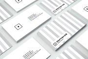 Clean minimal business card, a Business Card Template by GraphicsEgg (Thumbnail 4 of 4)