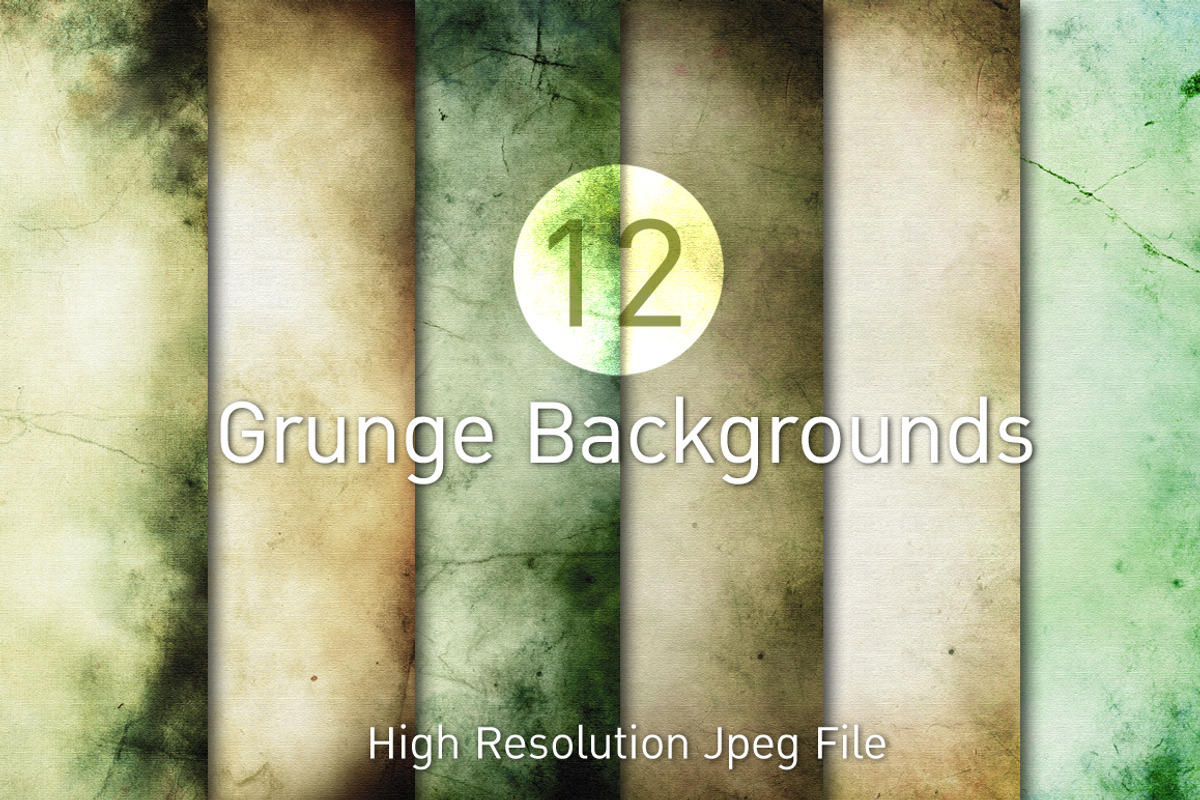 12 Grunge Backgrounds (Free Bonus) preview 2