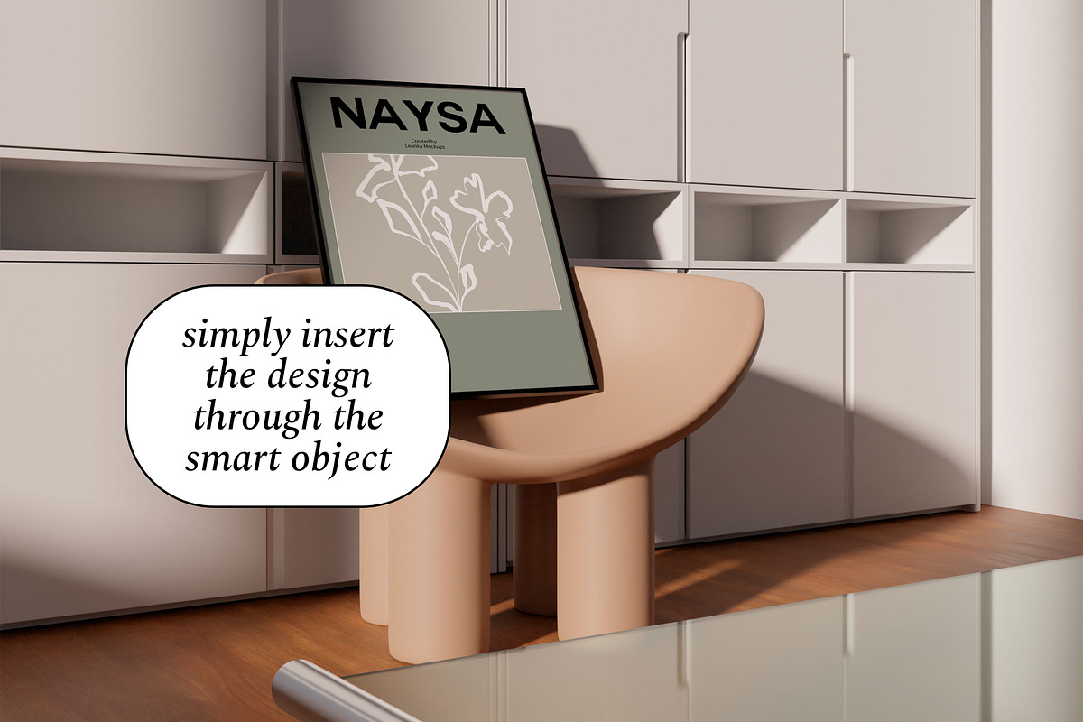 Interior Frame Mockup Bundle NAYSA, a Household Mockup by Bonumo (Photo 7 of 11)