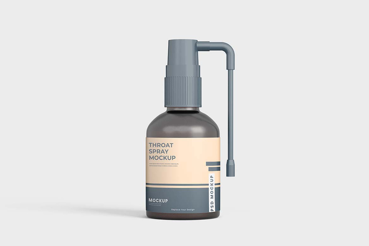Plastic throat bottle mockup, a Packaging Mockup by tiyasprabawa (Photo 4 of 5)