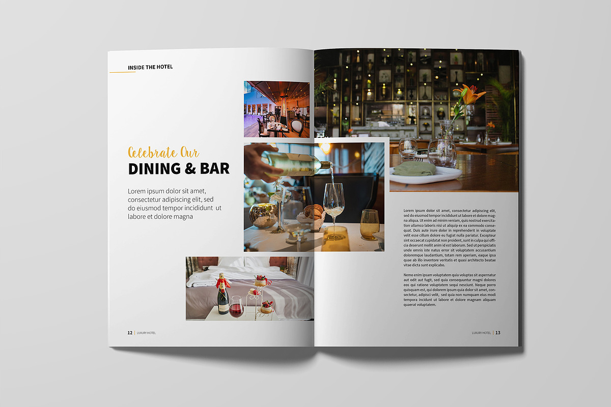 Hotel/Resort Brochure Template, a Brochure Template by xtratimebd (Photo 6 of 9)