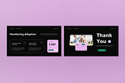 Black Marketing Report Keynote, a Presentation Template by graphicook (Thumbnail 3 of 4)