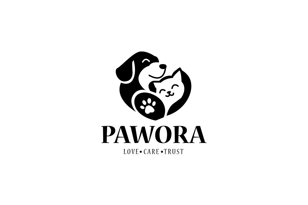 PAWORA Pet Care Logo Template, a Branding & Logo Template by SANB (Photo 3 of 3)