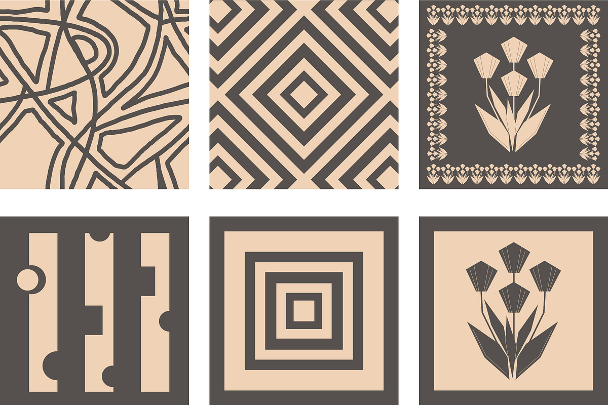 Two-Tone Abstract Visuals, a Pattern Graphic by Zim Varezhkin (Photo 7 of 12)