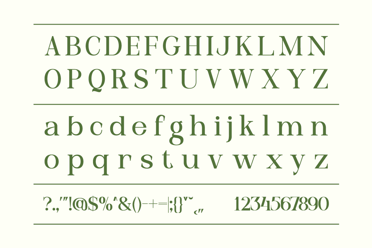 Navore Modern Elegant Display Font, a Serif Font by Rasio Studio (Photo 2 of 9)