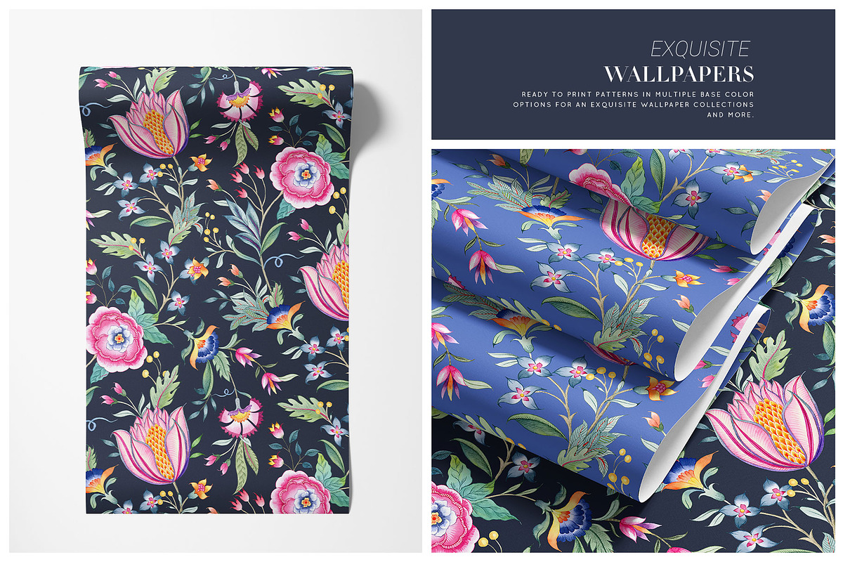 Chintz Indien Watercolour Floral, a Pattern Graphic by TSTUDIO (Photo 13 of 15)