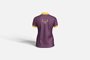 Women Polo Shirt Mockup Set, a Product Mockup by Indah (Thumbnail 3 of 6)