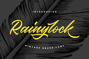 Rainylock - Handwritten Script, a Script Font by Arterfak Project (Thumbnail 1 of 13)