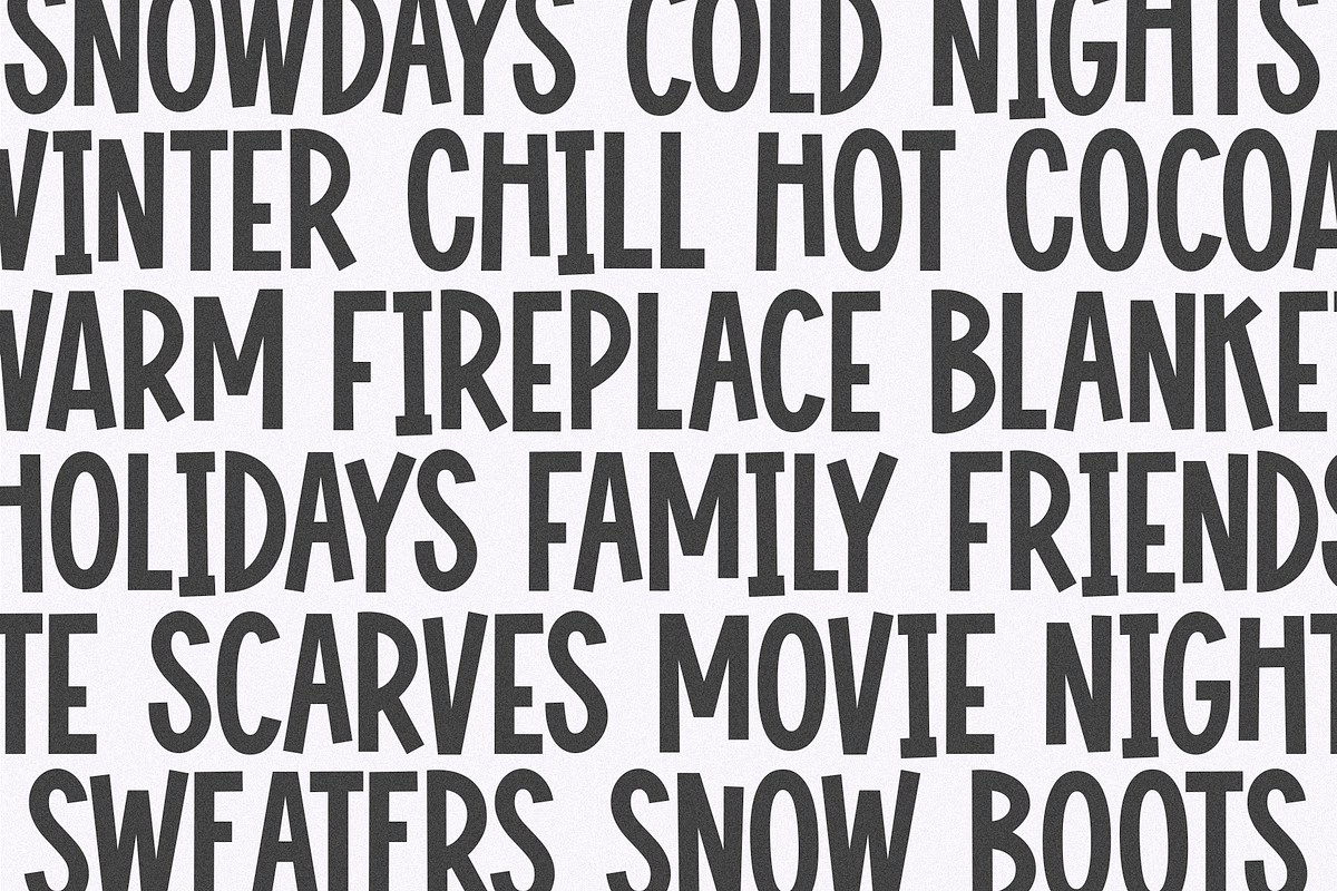 Fresh Snow | Cute Block Font, a Handwritten Font by KA Designs (Photo 5 of 10)