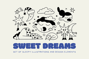 Sweet Dreams | Graphic collection, a Graphic by katieromanoff_art