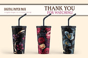 Floral Seamless Patterns 11., a Pattern Graphic by KENO Mascots (Thumbnail 8 of 8)