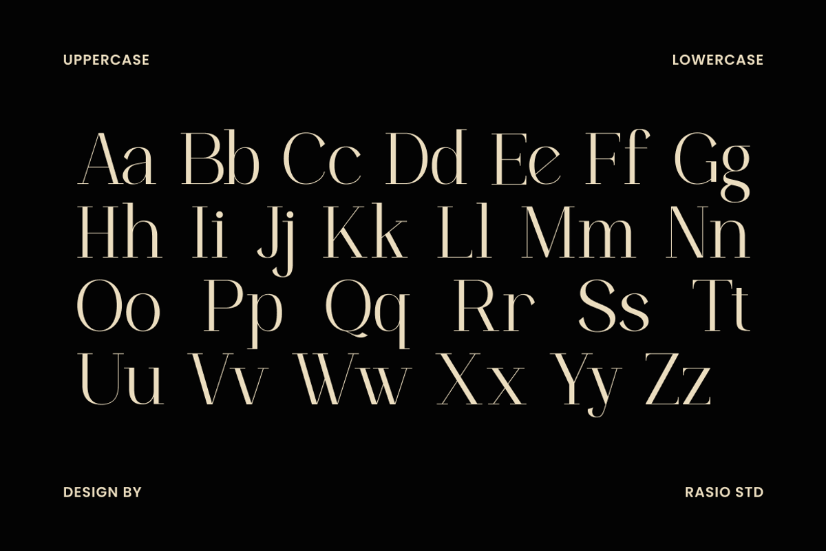 Ondine Modern Luxury Serif Font, a Serif Font by Rasio Studio (Photo 2 of 9)