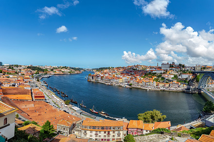 Panoramic view of old city of Porto., an Architecture Photo by Shootdiem