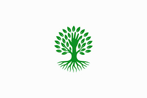 Green Hand Tree Logo Growth and Care, a Branding & Logo Template by Signatoro