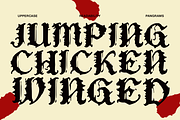 Goreka - Food Branding Font, a Blackletter Font by Pandeka Studio (Thumbnail 6 of 9)