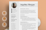 Resume/CV - The Angel, a Resume Template by CreativeLandStudio (Thumbnail 1 of 10)