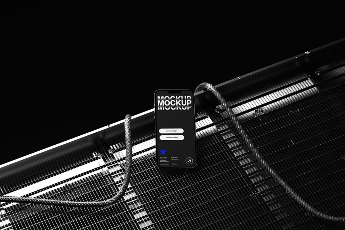 Modern iPhone Mockup PSD Template, an iPhone Mockup by East Gallery (Photo 2 of 11)